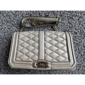 Rebecca Minkoff Love Crossbody Quilted Diamond Leather Bag